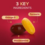 Seven Seas JointCare + Turmeric, with Omega-3, Glucosamine, Chondroitin, Vitamins C and D, Manganese and Zinc, Food Supplements, 30-Day Pack - Image 2