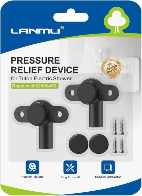 2-Pack Pressure Relief Valve Compatible with Triton T80 Shower