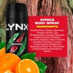 Lynx Africa Aerosol Body Spray mandarin & sandalwood scent fragrance 150 ml UK - Image 6
