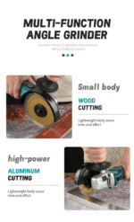 Genuine Makita DGA504 18V 125mm Brushless Lithium Electric Angle Grinder Rechargeable Polishing Machine Cutting Machine High Power - Image 4
