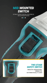 Genuine Makita DGA504 18V 125mm Brushless Lithium Electric Angle Grinder Rechargeable Polishing Machine Cutting Machine High Power - Image 8