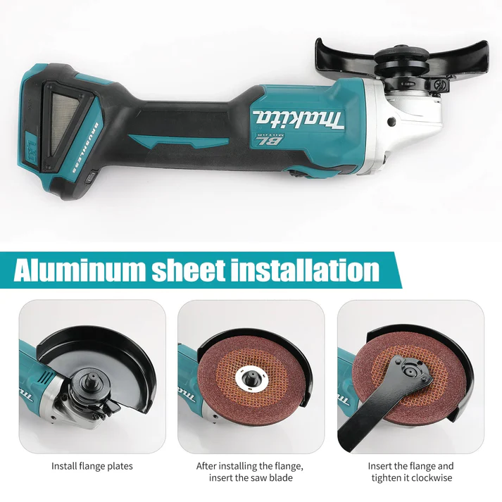 The_power_tools_makita_dewalt_Battery_Brushle_18V_Brushless_Cordless_Electric_GoddessPower_Tool_high-power_18v_18v_tools_Makita_power_t_3_fb36b91a-ba26-47ee-81e3-206f8c5a Genuine Makita DGA504 18V 125mm Brushless Lithium Electric Angle Grinder Rechargeable Polishing Machine Cutting Machine High Power - Image 5