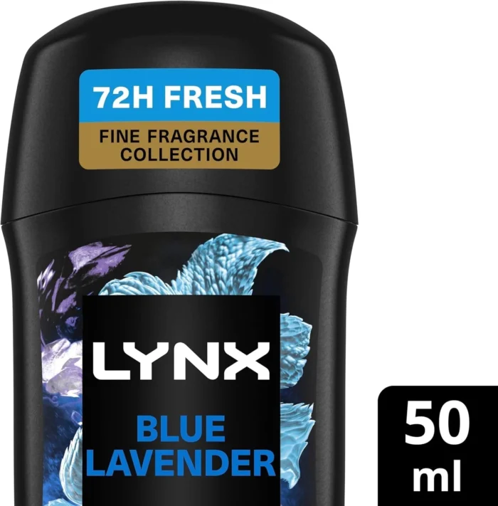 Lynx Fine Fragrance Collection Blue Lavender Cherry Spritz Deodorant Stick 50 ml - Image 2