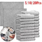 5-20PCS Multipurpose Wire Dishwashing Rags For Wet & Dry Cleaner Dish Cloths UK - Image 9
