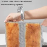 5-20PCS Multipurpose Wire Dishwashing Rags For Wet & Dry Cleaner Dish Cloths UK - Image 6