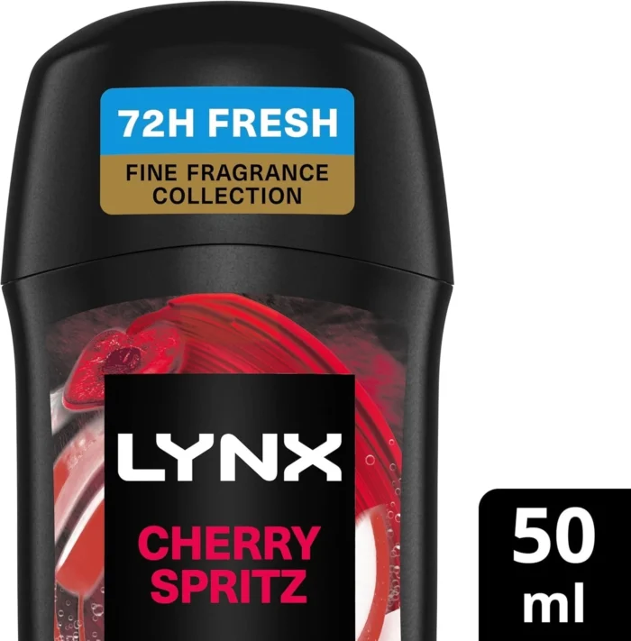 Lynx Fine Fragrance Collection Blue Lavender Cherry Spritz Deodorant Stick 50 ml - Image 7