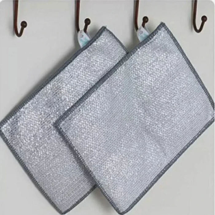 5-20PCS Multipurpose Wire Dishwashing Rags For Wet & Dry Cleaner Dish Cloths UK - Image 10