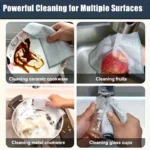 5-20PCS Multipurpose Wire Dishwashing Rags For Wet & Dry Cleaner Dish Cloths UK - Image 7