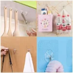 VDL 1~100 Self Adhesive Hook Strong Sticky Hooks Heavy Duty Wall Seamless Hook - Image 9