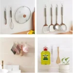 VDL 1~100 Self Adhesive Hook Strong Sticky Hooks Heavy Duty Wall Seamless Hook - Image 11